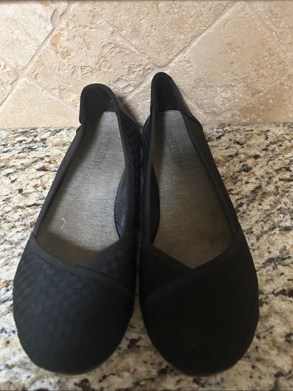 Seychelles Black Slip-On Ballet Flats